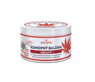 ALPA Rozgrzewający Balsam z Konopi 5% Rozluźniający Do Masażu 250ml