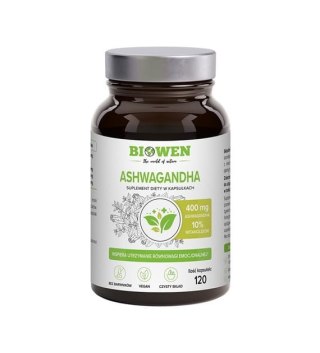 Ashwagandha - 120 kapsułek - BIOWEN