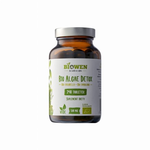BIO Algae Detox 500 mg - 240 tabletek - BIOWEN BIO Algae Detox 500 mg - 240 tabletek - BIOWEN