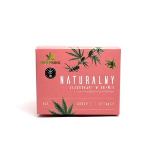 Dezodorant konopny - grejpfrut i pomarańcza - 65g - HEMPKING