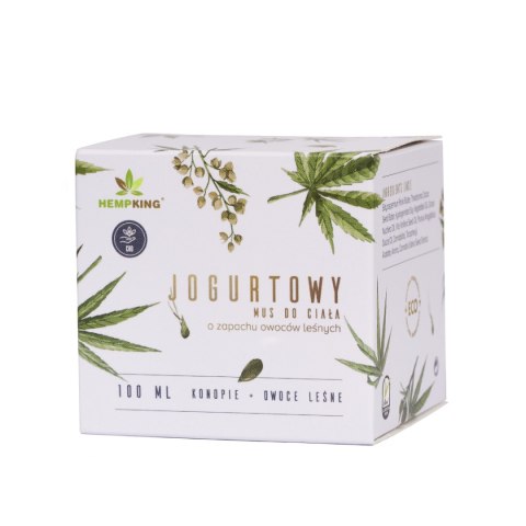 Jogurtowy mus do ciała 100ml - OWOCE LEŚNE - HEMPKING Jogurtowy mus do ciała 100ml - OWOCE LEŚNE - HEMPKING