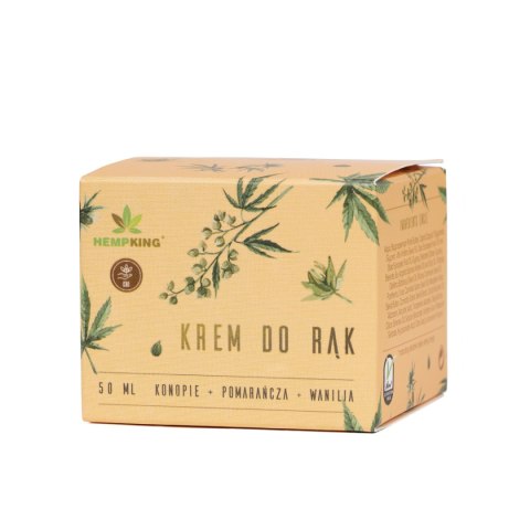 Krem do rąk - Pomarańcza i Wanilia 50ml - HEMPKING Krem do rąk - Pomarańcza i Wanilia 50ml - HEMPKING