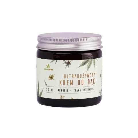 Krem do rąk Trawa Cytrynowa - 50ml - HEMPKING Krem do rąk Trawa Cytrynowa - 50ml - HEMPKING