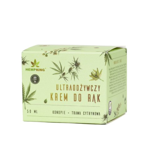 Krem do rąk Trawa Cytrynowa - 50ml - HEMPKING Krem do rąk Trawa Cytrynowa - 50ml - HEMPKING