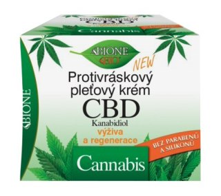 Krem przeciwzmarszczkowy intensywny z CBD - BIONE - 51ml