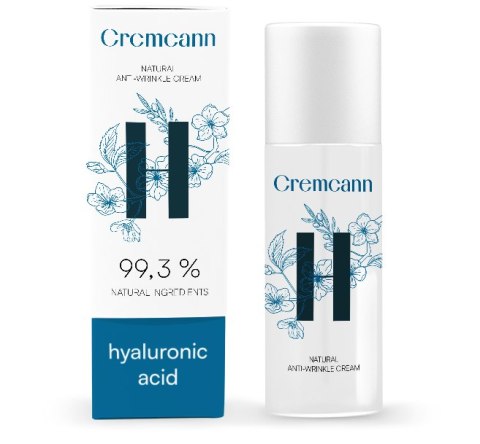 Krem przeciwzmarszczkowy z olejem konopnym i kwasem hialuronowym CremCann Hyaluron - 50 ml - Annabis Krem przeciwzmarszczkowy z olejem konopnym i kwasem hialuronowym CremCann Hyaluron - 50 ml - Annabis