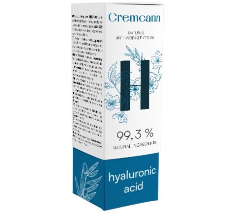 Krem przeciwzmarszczkowy z olejem konopnym i kwasem hialuronowym CremCann Hyaluron - 50 ml - Annabis Krem przeciwzmarszczkowy z olejem konopnym i kwasem hialuronowym CremCann Hyaluron - 50 ml - Annabis