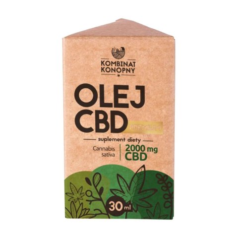 OLEJ CBD PREMIUM - Kombinat Konopny - (2000 mg) 30 ml OLEJ CBD PREMIUM - Kombinat Konopny - (2000 mg) 30 ml