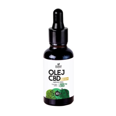 OLEJ CBD PREMIUM - Kombinat Konopny - (2000 mg) 30 ml OLEJ CBD PREMIUM - Kombinat Konopny - (2000 mg) 30 ml