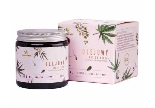 Olejowy mus do ciała - RÓŻOWY LOTOS - 100ml - HEMPKING