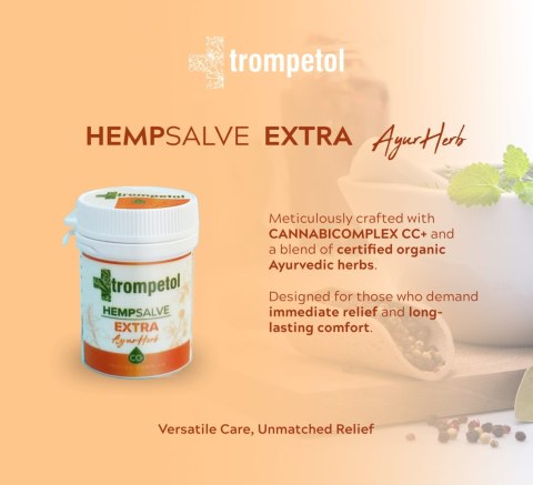 TROMPETOL Maść konopna EXTRA & AJURHERB - 50 ml TROMPETOL Maść konopna EXTRA & AJURHERB - 50 ml