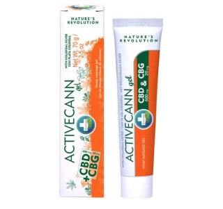 Żel konopny ActiveCann CBD + CBG - 75 ml - Annabis