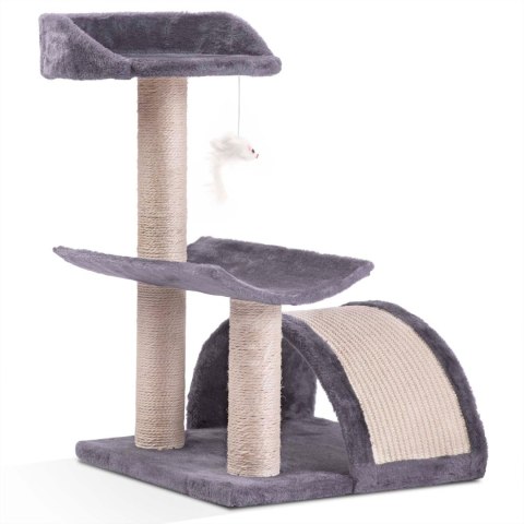 Drapak dla kota 58 cm DR-264 Pethaus z myszką j. szary Drapak dla kota 58 cm DR-264 Pethaus z myszką j. szary