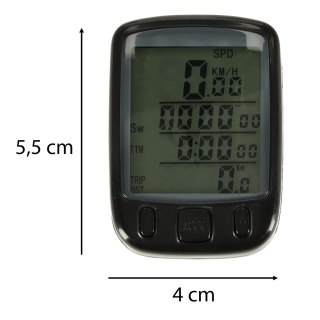 Licznik rowerowy RALLEX wodoodporny przewodowy prędkościomierz 25w1 LCD