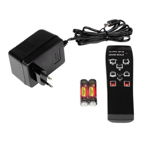 Waga hakowa podwieszana z pilotem do 1 tony 1T LCD czerwona Waga hakowa podwieszana z pilotem do 1 tony 1T LCD czerwona