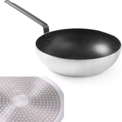 Patelnia Wok Marble Professional śr. 320 mm - Hendi 627747 Patelnia Wok Marble Professional śr. 320 mm - Hendi 627747