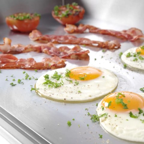Płyta grzewcza grillowa Profi Line gładka do pracy ciągłej 2400W - Hendi 203149 Płyta grzewcza grillowa Profi Line gładka do pracy ciągłej 2400W - Hendi 203149