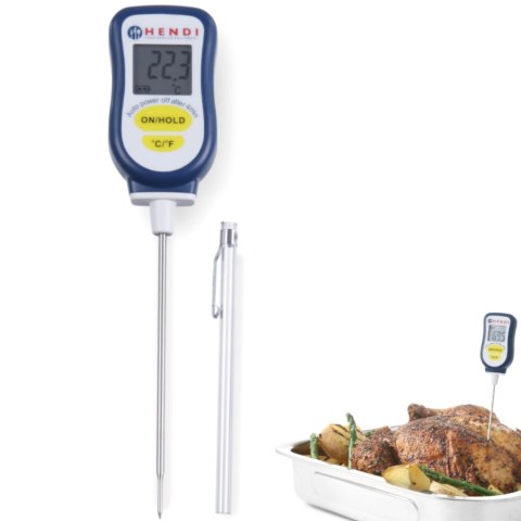 Termometr gastronomiczny cyfrowy z sondą 130mm od -50C do 350C - Hendi 271230 Termometr gastronomiczny cyfrowy z sondą 130mm od -50C do 350C - Hendi 271230