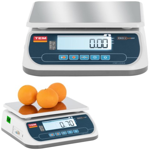 Waga sklepowa handlowa 6 kg / 2 g LCD M LEGALIZACJA Waga sklepowa handlowa 6 kg / 2 g LCD M LEGALIZACJA