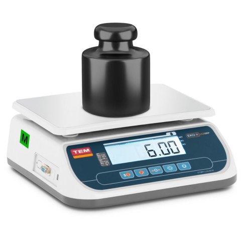 Waga sklepowa handlowa 6 kg / 2 g LCD M LEGALIZACJA Waga sklepowa handlowa 6 kg / 2 g LCD M LEGALIZACJA