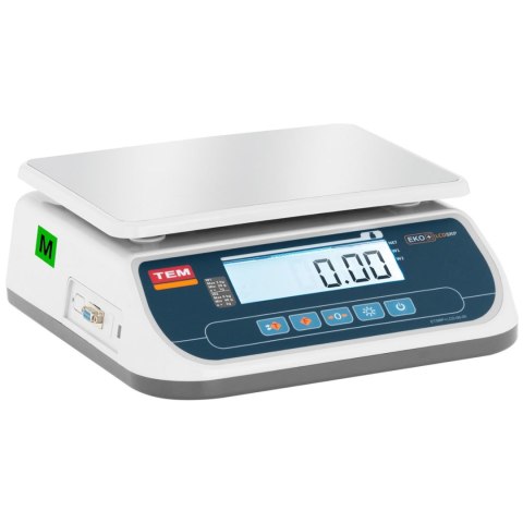 Waga sklepowa handlowa 6 kg / 2 g LCD M LEGALIZACJA Waga sklepowa handlowa 6 kg / 2 g LCD M LEGALIZACJA