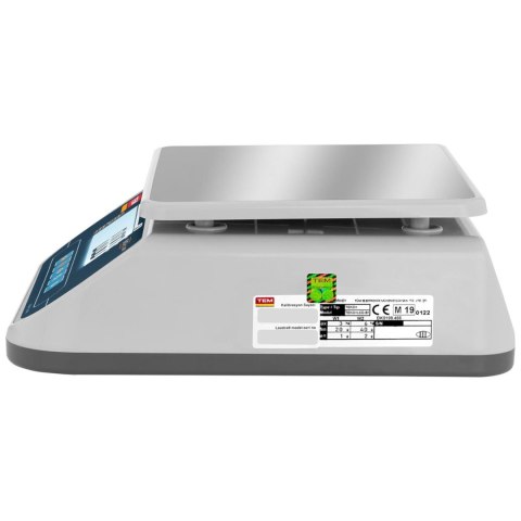 Waga sklepowa handlowa 6 kg / 2 g LCD M LEGALIZACJA Waga sklepowa handlowa 6 kg / 2 g LCD M LEGALIZACJA