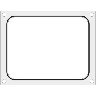 Matryca forma do zgrzewarek MCS na tackę bez podziału 227x178 mm - Hendi 805442