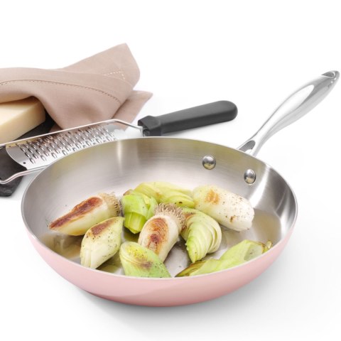 Patelnia miedziana Induction 240 x 50 mm - Hendi 607060 Patelnia miedziana Induction 240 x 50 mm - Hendi 607060