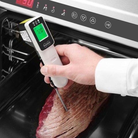 Termometr gastronomiczny cyfrowy HACCP na podczerwień z sondą od -60C do 350C - Hendi 271254 Termometr gastronomiczny cyfrowy HACCP na podczerwień z sondą od -60C do 350C - Hendi 271254