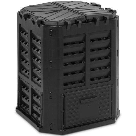 Kompostownik ogrodowy na odpadki organiczne 68 x 68 x 84 cm 360 l Kompostownik ogrodowy na odpadki organiczne 68 x 68 x 84 cm 360 l