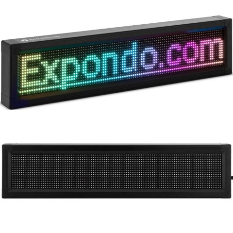 Reklama tablica świetlna 96 x 16 kolorowe diody LED 67 x 19 cm Reklama tablica świetlna 96 x 16 kolorowe diody LED 67 x 19 cm