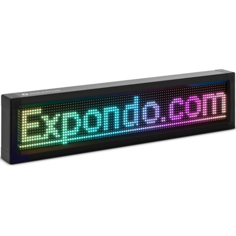 Reklama tablica świetlna 96 x 16 kolorowe diody LED 67 x 19 cm Reklama tablica świetlna 96 x 16 kolorowe diody LED 67 x 19 cm
