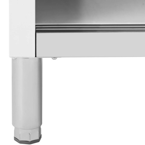 Stół gastronomiczny z szafką z drzwiami suwanymi STAL 100 x 50 cm do 285 kg Stół gastronomiczny z szafką z drzwiami suwanymi STAL 100 x 50 cm do 285 kg