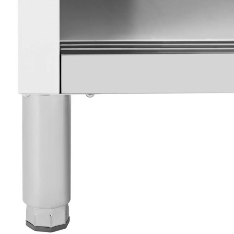 Stół gastronomiczny z szafką z drzwiami suwanymi STAL 120 x 50 cm do 390 kg Stół gastronomiczny z szafką z drzwiami suwanymi STAL 120 x 50 cm do 390 kg