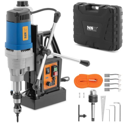 Wiertarka magnetyczna z laserem uchwytem Weldon 19 mm 395 obr./min 1680 W Wiertarka magnetyczna z laserem uchwytem Weldon 19 mm 395 obr./min 1680 W