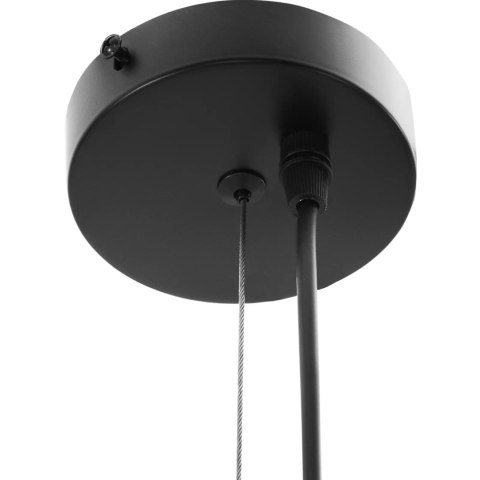 Lampa wisząca nowoczesna 1 punktowa kształt kopuły - czarno złota Lampa wisząca nowoczesna 1 punktowa kształt kopuły - czarno złota