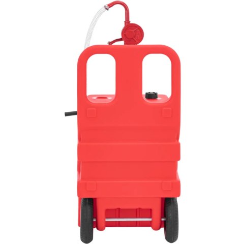Przenośny zbiornik paliwa z ręczną pompą na kółkach 20 l/min 120 l Przenośny zbiornik paliwa z ręczną pompą na kółkach 20 l/min 120 l