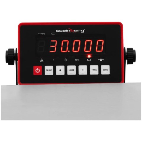 Waga platformowa przemysłowa 30 x 40 cm 30 kg / 0.005 kg Waga platformowa przemysłowa 30 x 40 cm 30 kg / 0.005 kg