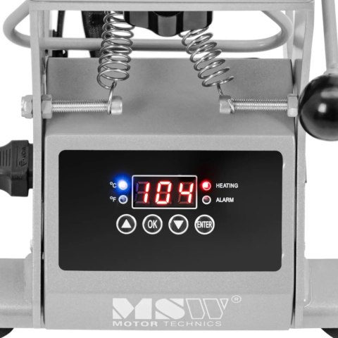 Prasa termotransferowa do czapek z daszkiem kapeluszy LCD 0-250C Prasa termotransferowa do czapek z daszkiem kapeluszy LCD 0-250C
