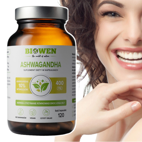 Ashwagandha - 120 kapsułek - BIOWEN WM Ashwagandha - 120 kapsułek - BIOWEN WM