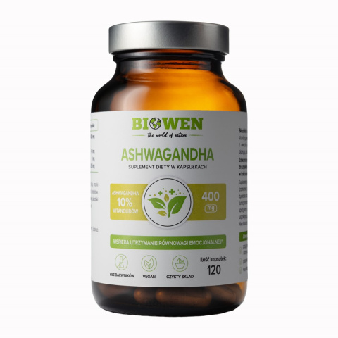 Ashwagandha - 120 kapsułek - BIOWEN WM Ashwagandha - 120 kapsułek - BIOWEN WM