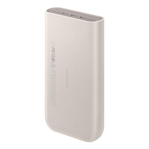 Powerbank Samsung 20000mAh 3x USB-C 45W SFC - beżowy Powerbank Samsung 20000mAh 3x USB-C 45W SFC - beżowy