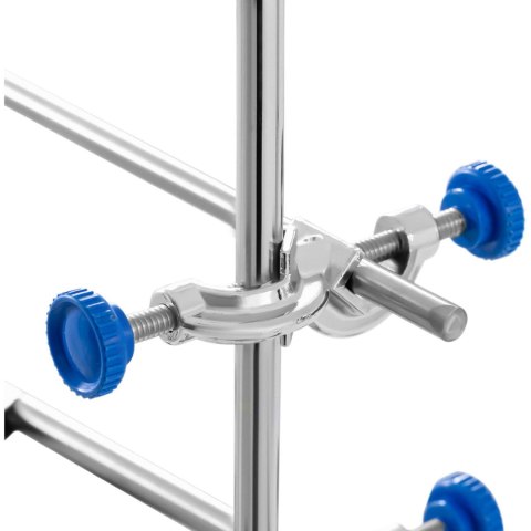 Statyw stojak laboratoryjny z wyposażeniem 60 cm 1 zacisk biurety 2 zaciski 3 pierścienie 60 mm 80 mm 100 mm Statyw stojak laboratoryjny z wyposażeniem 60 cm 1 zacisk biurety 2 zaciski 3 pierścienie 60 mm 80 mm 100 mm