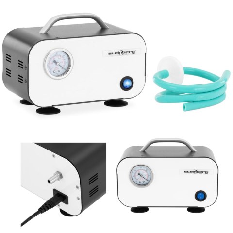 Pompa próżniowa laboratoryjna z manometrem bezolejowa 10 l/min 20 W Pompa próżniowa laboratoryjna z manometrem bezolejowa 10 l/min 20 W