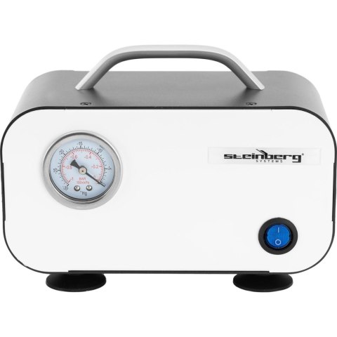 Pompa próżniowa laboratoryjna z manometrem bezolejowa 10 l/min 20 W Pompa próżniowa laboratoryjna z manometrem bezolejowa 10 l/min 20 W