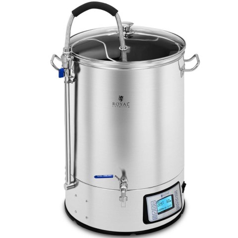 Kocioł warzelny zacierny do produkcji piwa stal nierdzewna 2500W LCD 40L Kocioł warzelny zacierny do produkcji piwa stal nierdzewna 2500W LCD 40L