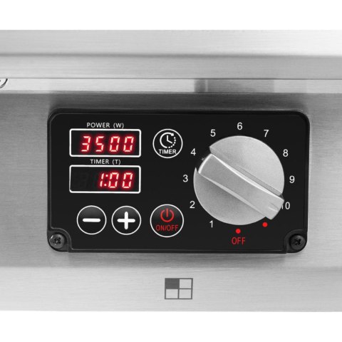 Kuchnia indukcyjna 4 palnikowa nastawna timer 400 V 4 x 3500 W Kuchnia indukcyjna 4 palnikowa nastawna timer 400 V 4 x 3500 W