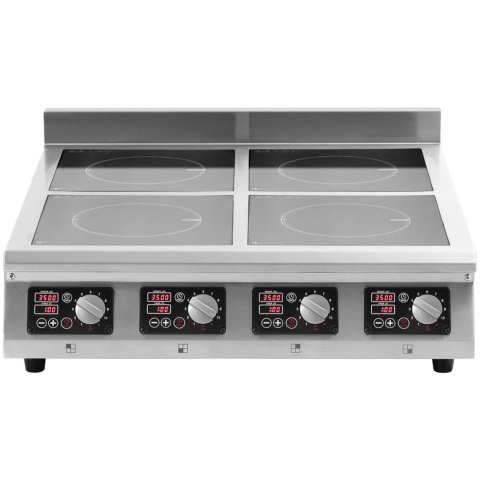 Kuchnia indukcyjna 4 palnikowa nastawna timer 400 V 4 x 3500 W Kuchnia indukcyjna 4 palnikowa nastawna timer 400 V 4 x 3500 W