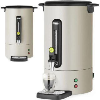 Zaparzacz do kawy z kranem ociekaczem 14 l 1750 W - jasnoszary