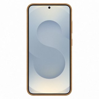 Etui plecki z ekoskóry Samsung KindSuit Case do Samsung Galaxy S25 - złote